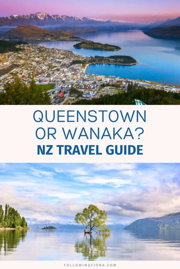 Pinterest pin - Queenstown or Wanaka